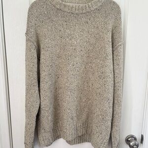 BDG Speckled Beige Crewneck Sweater